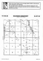 Baldwin Township, Lake Ashtabul, Goose Lake, Directory Map, Barnes County 2007